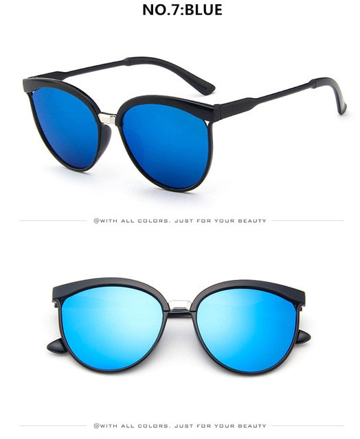 Cat Eye Brand Designer Sunglasses Women Luxury Plastic Sun Glasses Classic Retro Outdoor Eyewear