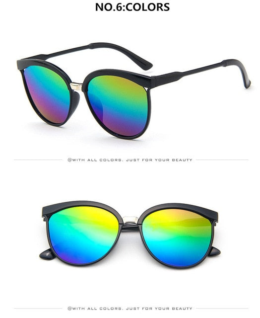 Cat Eye Brand Designer Sunglasses Women Luxury Plastic Sun Glasses Classic Retro Outdoor Eyewear