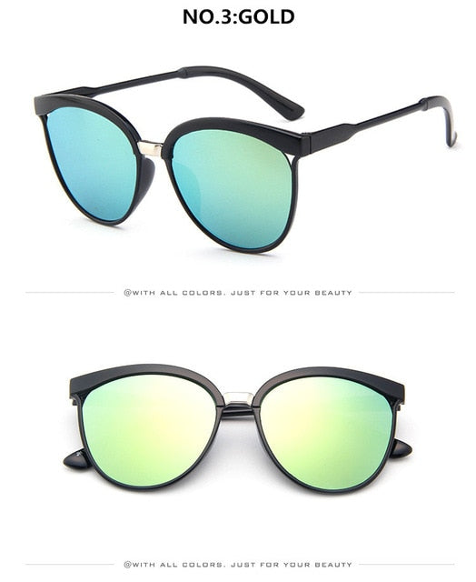 Cat Eye Brand Designer Sunglasses Women Luxury Plastic Sun Glasses Classic Retro Outdoor Eyewear