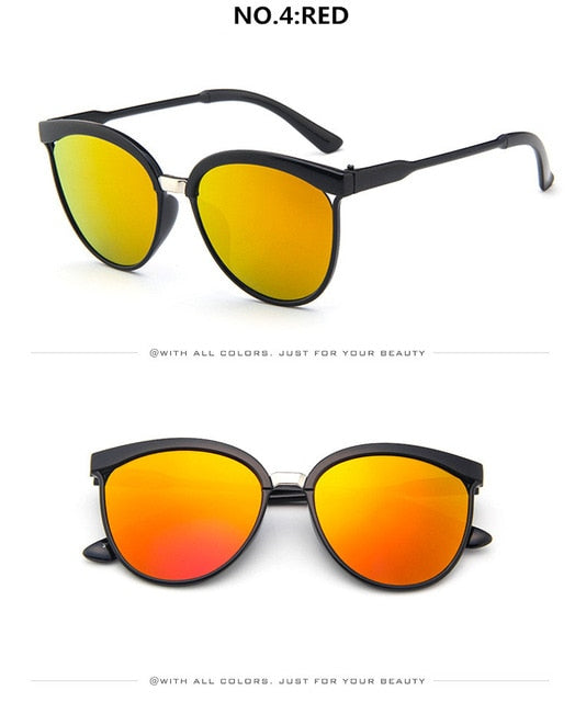 Cat Eye Brand Designer Sunglasses Women Luxury Plastic Sun Glasses Classic Retro Outdoor Eyewear