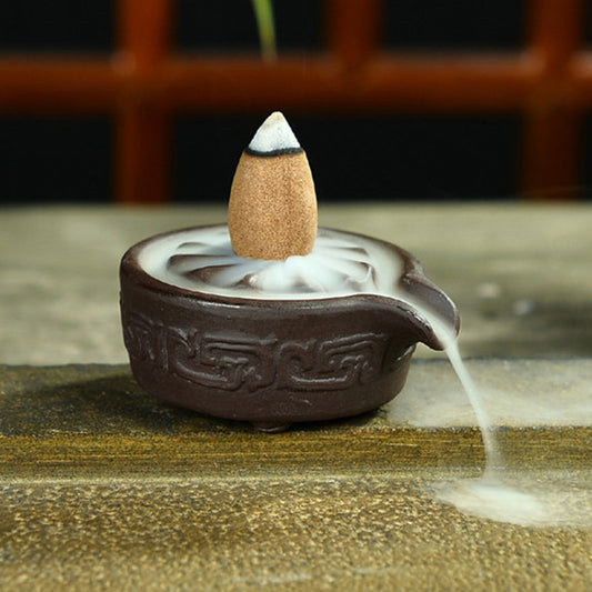 Incense Or Burners Creative Home Decor Mini Burner Ceramic Censer Backflow Incense Cones Incense Stick Burner