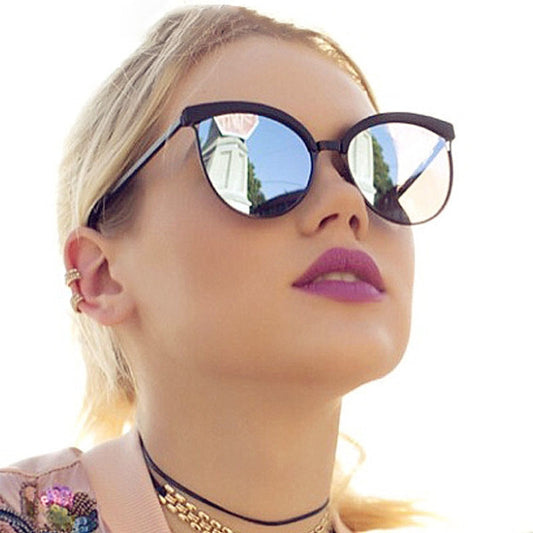 Cat Eye Brand Designer Sunglasses Women Luxury Plastic Sun Glasses Classic Retro Outdoor Eyewear