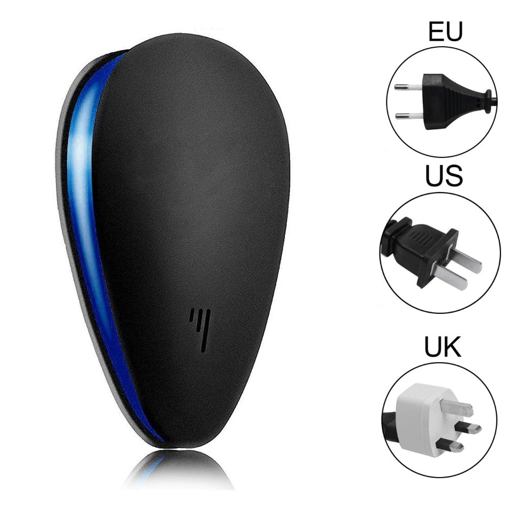 Ultrasonic Pest Repeller Mosquito Killer Electronic Repellent Anti Rodent Mice Cockroach Rat Spider Insect
