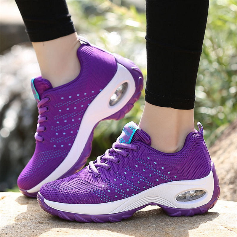 Outdoor Running shoes for women Air cushion Sneakers women mesh Sport Shoes
